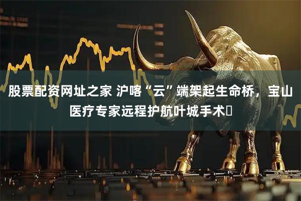 股票配资网址之家 沪喀“云”端架起生命桥，宝山医疗专家远程护航叶城手术​
