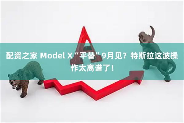 配资之家 Model X“平替”9月见？特斯拉这波操作太离谱了！